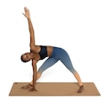 Tapete de Yoga Viva Zen CBB Cortiça Natural 183x61 cm AMARELO ESCURO