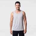 Opção de cor CINZA CLARO de Camiseta Regata Masculina Oxer Flat Respirabilidade