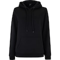 Blusa de Moletom Feminino Oxer com Capuz Canguru Fleece PRETO