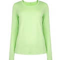 Camiseta Feminina Oxer Manga Longa Peach Touch VERDE CLARO