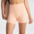 Opção de cor SALMAO de Short Feminino Oxer Canelado Sem Costura