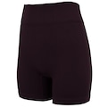 Short Feminino Oxer Canelado Sem Costura ROXO ESCURO