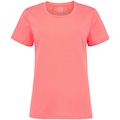 Camiseta Feminina Oxer Manga Curta Flat Respirável CORAL