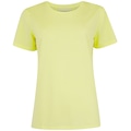 Camiseta Feminina Oxer Manga Curta Flat Respirável AMARELO CLARO