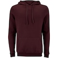 Blusa de Moletom Masculino Oxer com Capuz Canguru VINHO