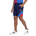 Bermuda do Barcelona Masculina Estádio AZUL ESCURO