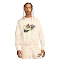 Blusão Masculino Nike Crew BEGE/BRANCO