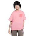 Camiseta Júnior Nike Manga Curta K ODP DRY SS ROSA CLARO