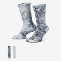 Kit de Meia Nike Cano Alto Everyday Plus Cush - Adulto - 2 Pares CINZA