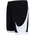 Bermuda Júnior Nike Dri-Fit HBR Basketball PRETO/BRANCO
