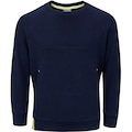 Blusão Infantil ASICS sem Capuz Tokyo Kids AZUL ESCURO