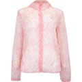 Jaqueta Feminina ASICS Com Capuz Osaka Packable Estampa Zebra ROSA CLARO