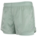 Short Feminino ASICS Leve Duplo VERDE CLARO