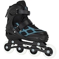 Patins Oxer First Wheels Ajustável Infantil PRETO/VERDE ESCURO
