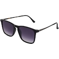 Óculos de Sol Oxer com Proteção Solar Quadrado Haste Metal Adulto PRETO