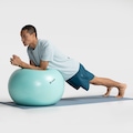Bola de Pilates Oxer com Bomba de Enchimento Ginástica 65cm VERDE CLARO