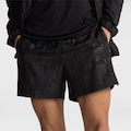 Bermuda Masculina Oxer 2 em 1 Heat Embossed PRETO/LARANJA
