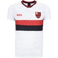 Camiseta do Flamengo Braziline Masculina Schoolers BRANCO