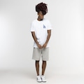 Camiseta do Los Angeles Dodgers New Era NBA Building BRANCO