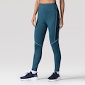 Calça Legging Feminina Oxer Textura New Média Compressão Cós Médio PETROLEO