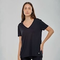 Camiseta Feminina Vestem Manga Curta Dry Fit PRETO