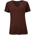 Camiseta Feminina Vestem Manga Curta Dry Fit MARROM ESCURO