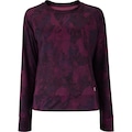 Camiseta Feminina Vestem Manga Longa Anastasia PRETO/ROXO