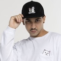 Boné Ripndip Aba Reta Strapback PRETO
