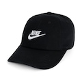 Boné Aba Curva Nike Strapback Club Cap Cb Fut WSh - Infantil PRETO/BRANCO