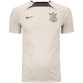 Camisa do Corinthians Nike Masculina Treino Torcedor BEGE