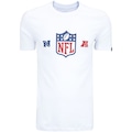 Camiseta Masculina New Era NFL Manga Curta Logo Shield BRANCO