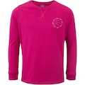 Camiseta Infantil Oxer Manga Longa Casual ROSA ESCURO