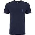 Camiseta Masculina Oxer Manga Curta Estampada AZUL ESCURO