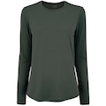 Camiseta Feminina Oxer Manga Longa Crepe Antiodor VERDE