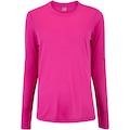 Camiseta Feminina Oxer Manga Longa Crepe Antiodor ROSA