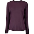 Camiseta Feminina Oxer Manga Longa Crepe Antiodor VINHO