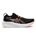 Tênis ASICS Gel-Nimbus 26 Masculino PRETO/CORAL