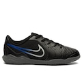 Chuteira Futsal Infantil Nike Tiempo Legend 10 Club PRETO/CINZA ESC