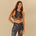 Top Farm sem Bojo Farm Nadador Floresta Estrelar Adulto AZUL