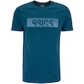 Camiseta Masculina ASICS Manga Curta Surton AZUL