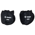 Caneleira Oxer Peso 2 kg 1 Par PRETO