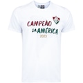 Camiseta do Fluminense Braziline Masculina Campeão da Libertadores BRANCO