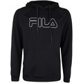 Blusão Masculino Fila com Capuz Letter Outline PRETO/BRANCO