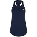 Camiseta Regata Feminina Fila Basic Sports Polygin AZUL ESCURO