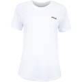 Camiseta Feminina Fila Manga Curta Basic Sports Polygin BRANCO/AZUL ESC