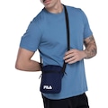 Bolsa Fila Lateral Prime Pocket AZUL ESC/BRANCO