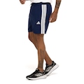 Bermuda Masculina adidas Essentials 3 Listras AZUL ESC/BRANCO