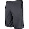 Opção de cor CINZA ESCURO de Bermuda adidas 3 Stripes Masculina