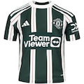 Camisa do Manchester United II 23 adidas Infantil Torcedor VERDE/BRANCO