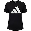 Camiseta Feminina adidas Manga Curta Run It PRETO